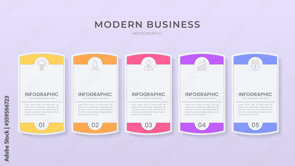 3D and paper cut style Infographic design organization chart process template with editable text. 3D and paper cut style Infographic design organization chart process template with editable text.