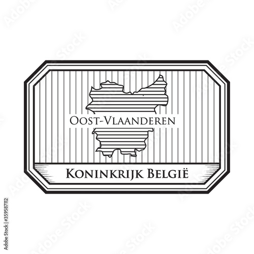 Oost-vlaanderen map photo