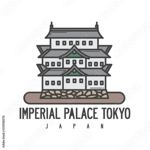 An imperial palace illustration.