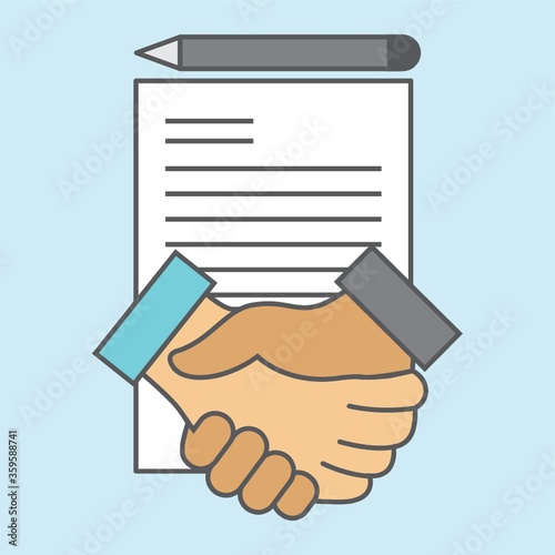 Agreement handshake