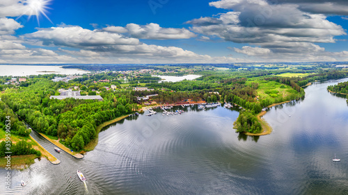 Fototapeta Naklejka Na Ścianę i Meble -   Mazury-kraina tysiąca jezior w północno-wschodniej Polsce
