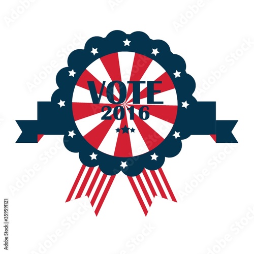 us election rosette