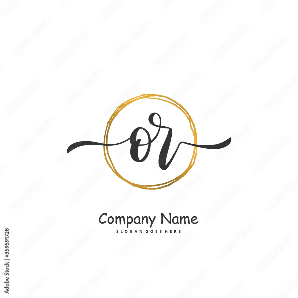 O R OR Initial handwriting and signature logo design with circle. Beautiful design handwritten logo for fashion, team, wedding, luxury logo. O R OR Initial handwriting and signature logo design with circle. Beautiful design handwritten logo for fashion, team, wedding, luxury logo.