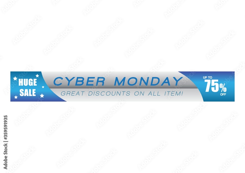 Fototapeta premium Cyber Monday sale