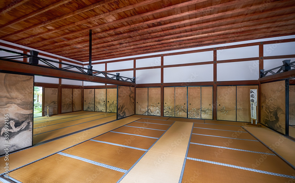 Φωτογραφία The interior of the Hojo, the head priest's former residence of Ryoan-ji temple