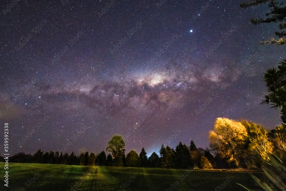 Fototapeta premium Milky Way Waikato Dark Skies New Zealand