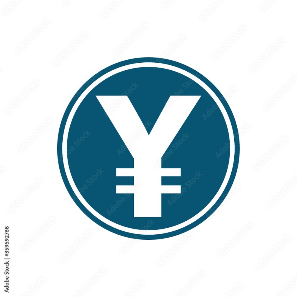 Obraz premium A yen symbol illustration.