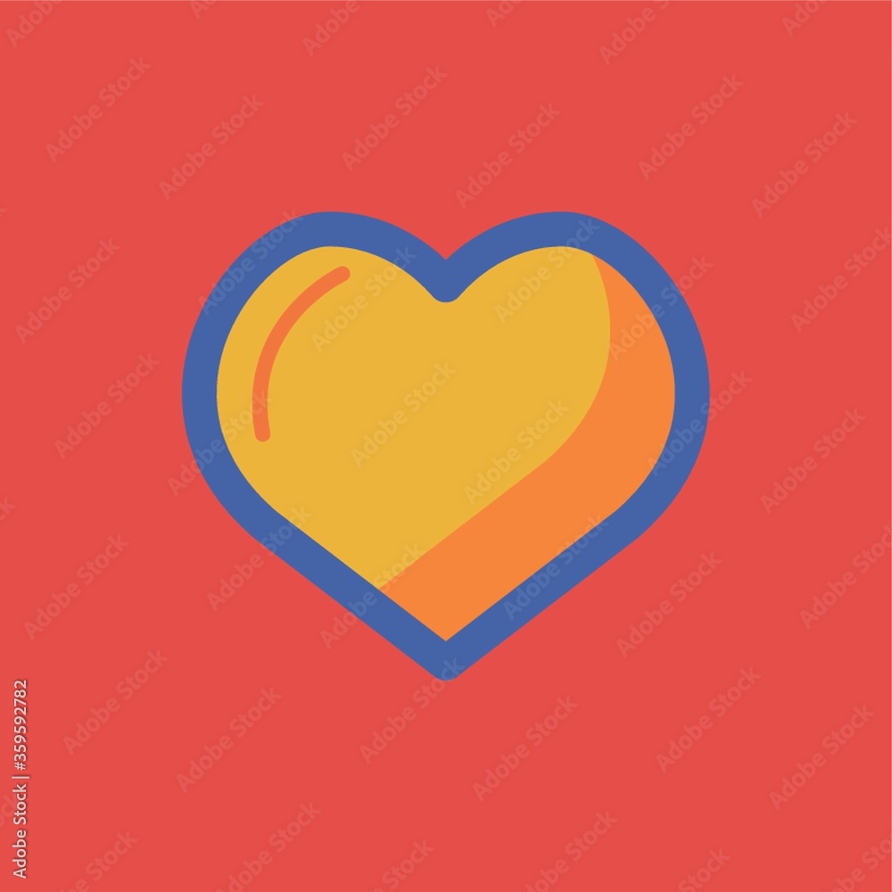 A favorite icon illustration. A favorite icon illustration.