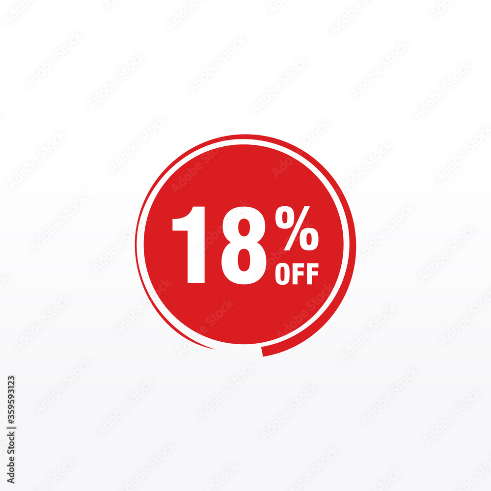 18 discount, Sales Vector badges for Labels, , Stickers, Banners, Tags, Web Stickers, New offer. Discount origami sign banner 18 discount, Sales Vector badges for Labels, , Stickers, Banners, Tags, Web Stickers, New offer. Discount origami sign banner