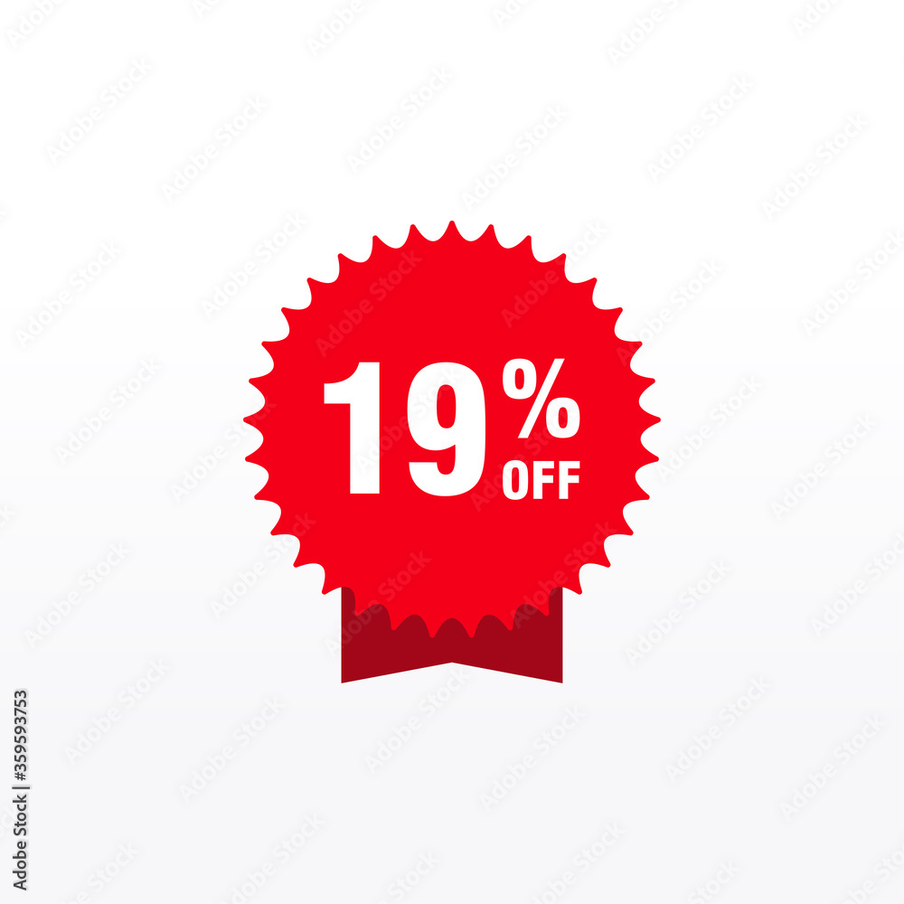 19 discount, Sales Vector badges for Labels, , Stickers, Banners, Tags, Web Stickers, New offer. Discount origami sign banner 19 discount, Sales Vector badges for Labels, , Stickers, Banners, Tags, Web Stickers, New offer. Discount origami sign banner