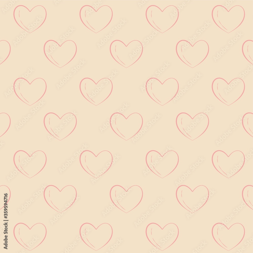seamless heart pattern background seamless heart pattern background