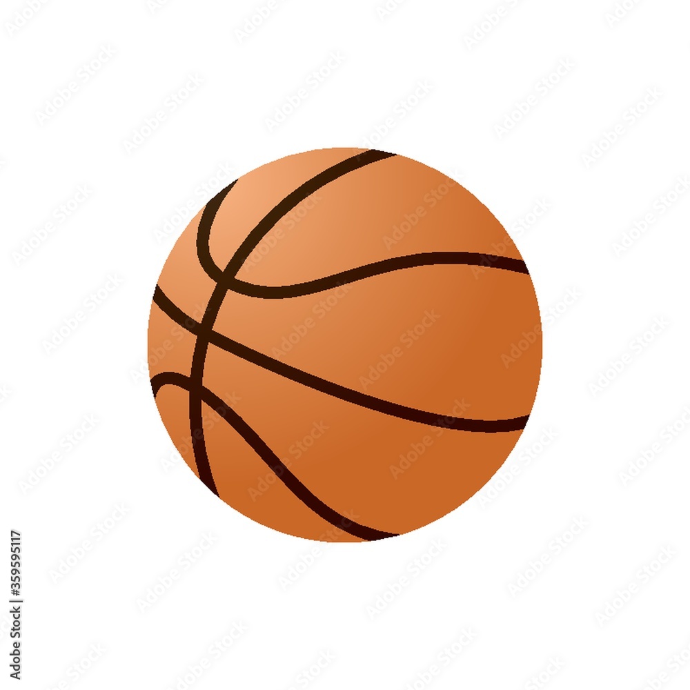 A basketball illustration.