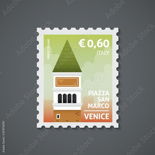 Italy postage stamp.