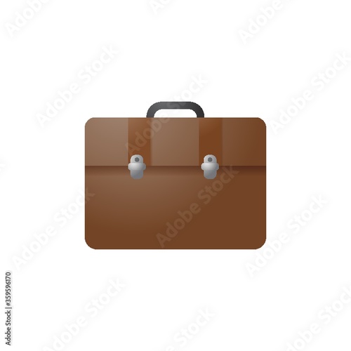 A briefcase illustration. © captainvector