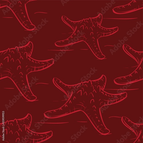 starfish pattern background
