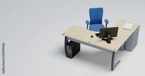 office chair and desk © dreamcream69