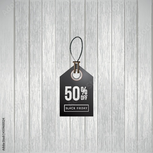 Black friday sale tag