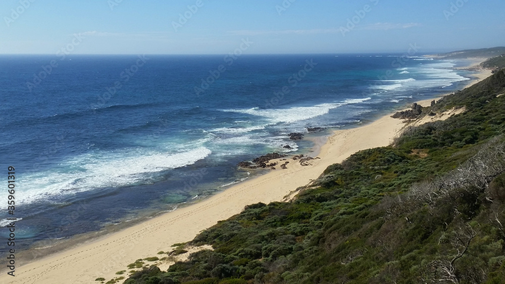 .Impressive isolated coast line of Australia's south west
