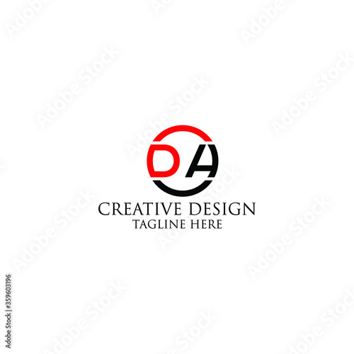Free Download BA round shape, letter Logo Design Template Vector - GFXLoad