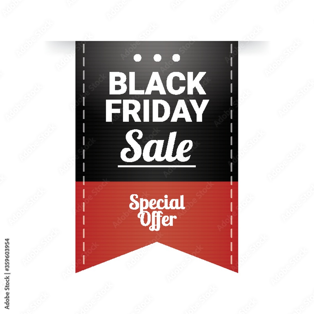 black friday sale tag