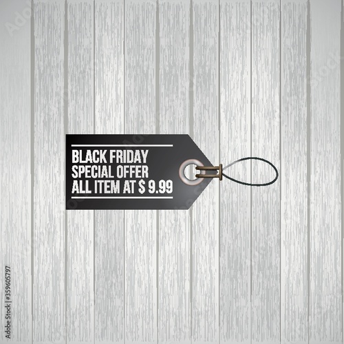 Black friday sale tag