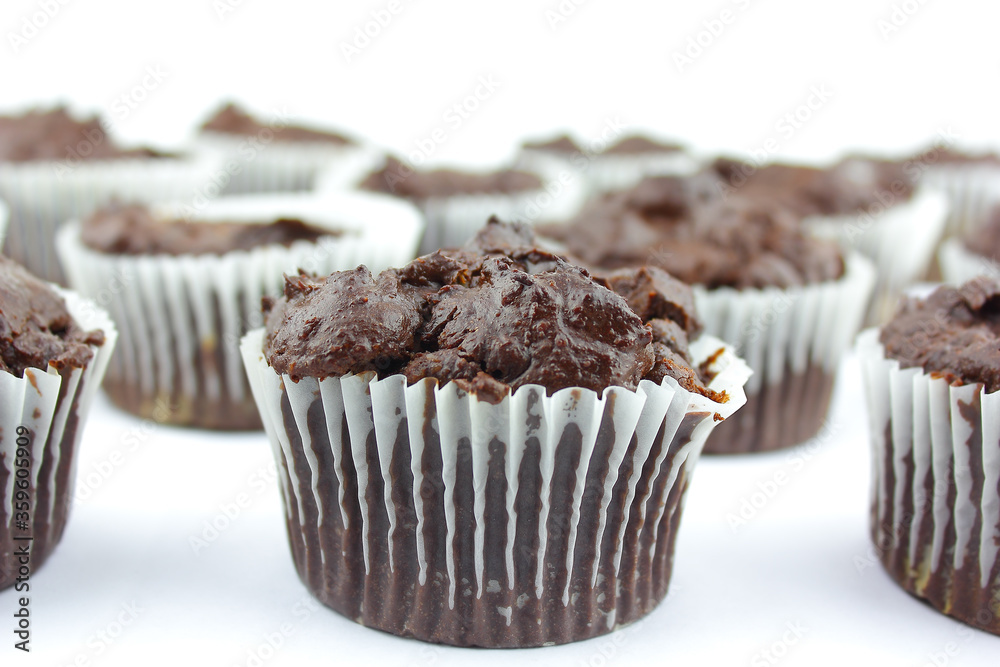 Home made chocolate chip cup cakes Home made chocolate chip cup cakes