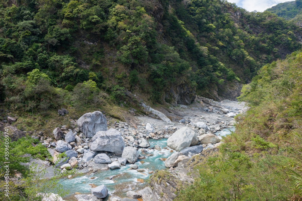 Beautiful scenic view near Yuewangting (Yuewang Pavilion) at Taroko National Park. a famous tourist spot in Xiulin, Hualien, Taiwan. Beautiful scenic view near Yuewangting (Yuewang Pavilion) at Taroko National Park. a famous tourist spot in Xiulin, Hualien, Taiwan.