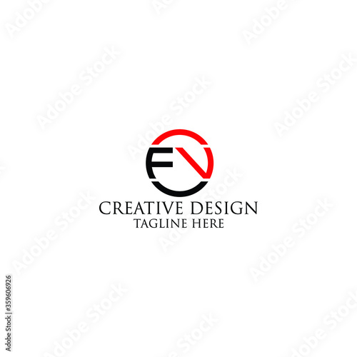Free Download Abstract Letter FV logo design template. - GFXLoad