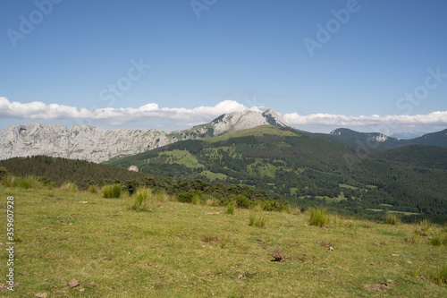 landscape in basque mountains © urdialex