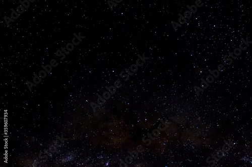 Stars and galaxy outer space sky night universe black starry background of shiny starfield 