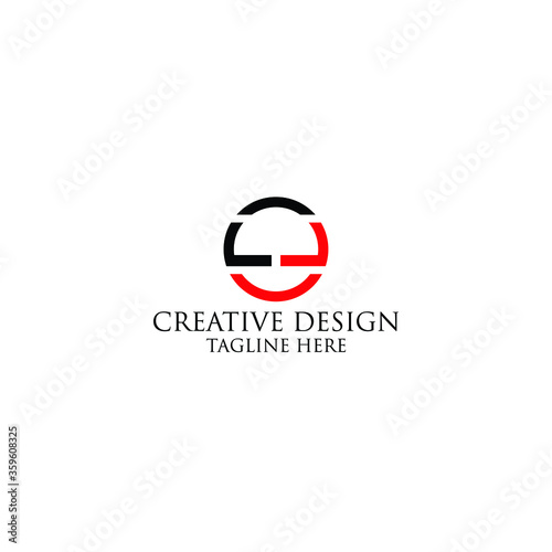 Abstract Letter LL round shape logo design template. Free Download Abstract Letter LL round shape logo design template. - GFXLoad