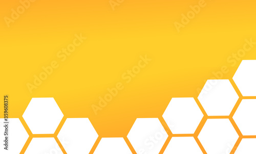 Vector illustration of a honeycomb background