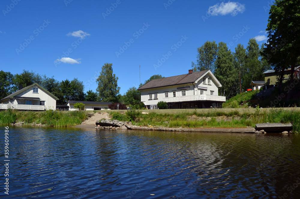 Obraz premium Halden Canal. Norway