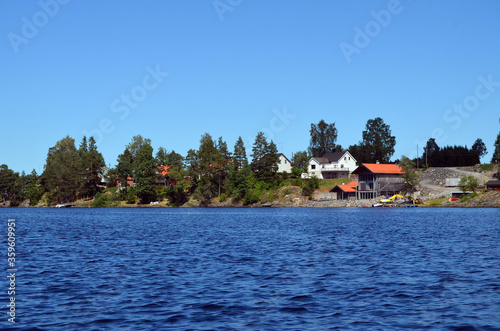 Halden Canal. Norway