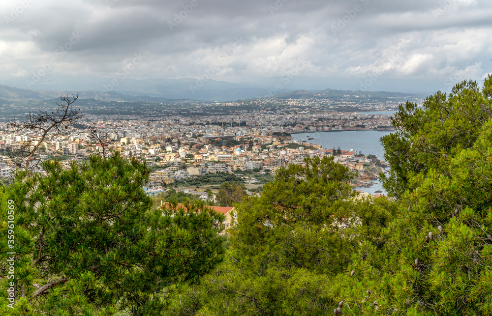 Widok na miasto Chania Kreta