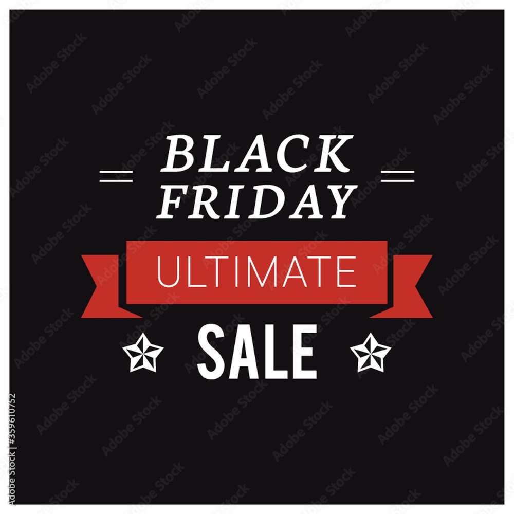 Obraz premium black friday sale wallpaper