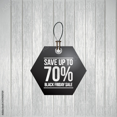Black friday sale tag