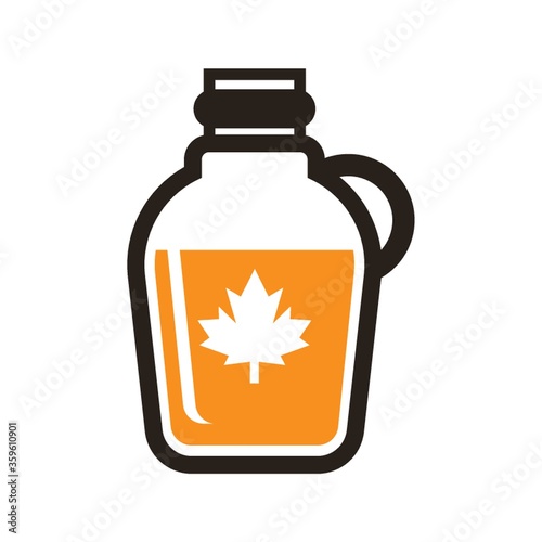 A maple syrup illustration.