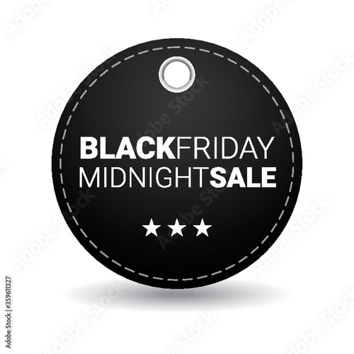 black friday sale tag