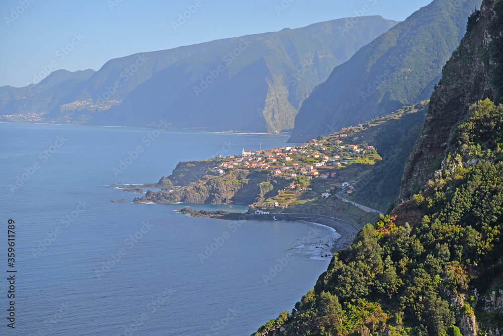 view of the bay of Madeira