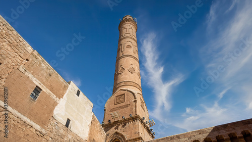 Ulu Cami, also known as Great mosque of Mardin with single minaret, Mardin, Turkey