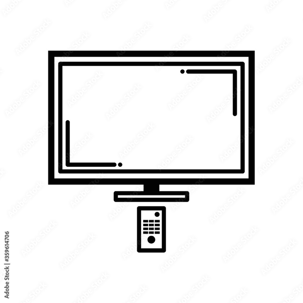 monitor with remote control