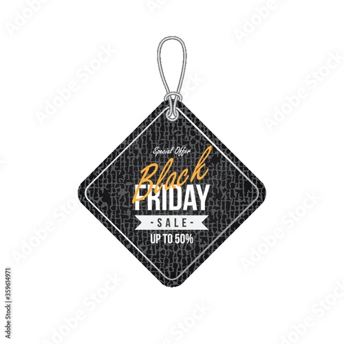 black friday sale tag