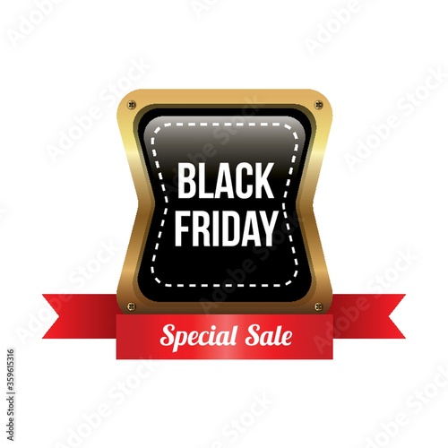 black friday sale label