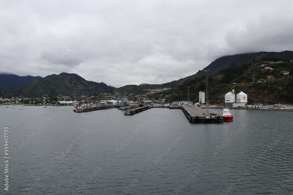 Fototapeta premium Port de Picton, Nouvelle Zélande