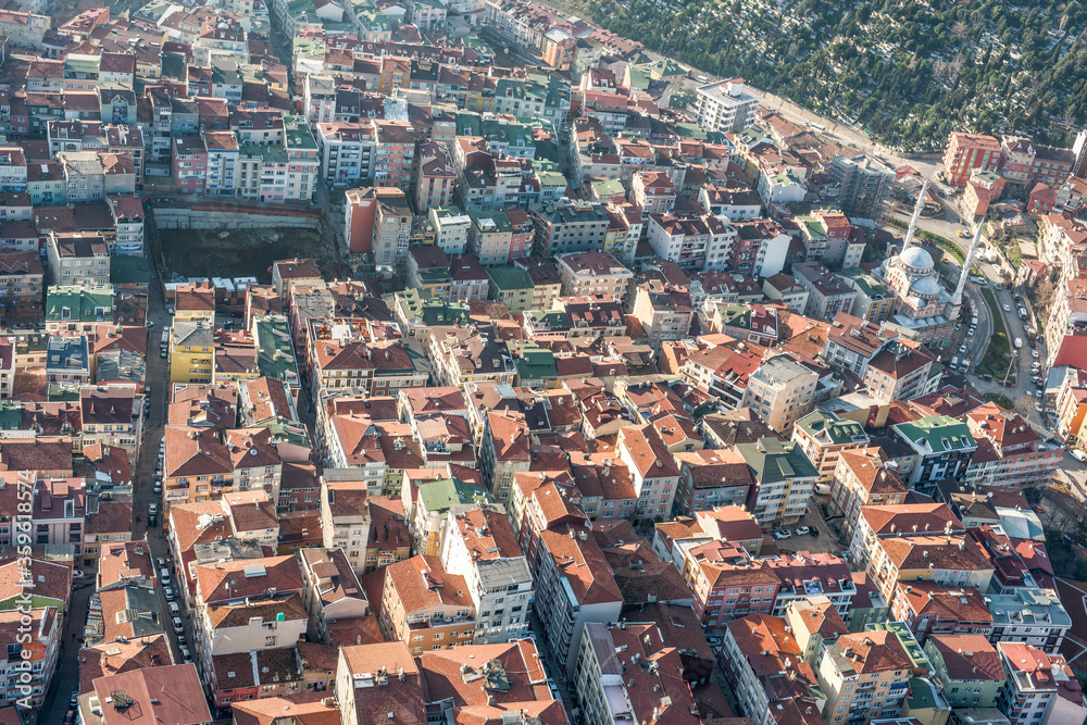 Urban sprawl in ISTANBUL, TURKEY.