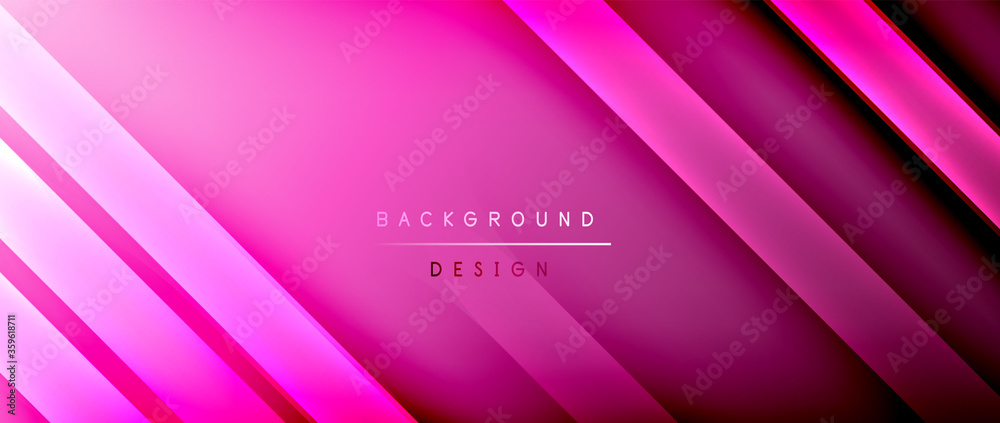 Bright gradient neon lines abstract background Bright gradient neon lines abstract background