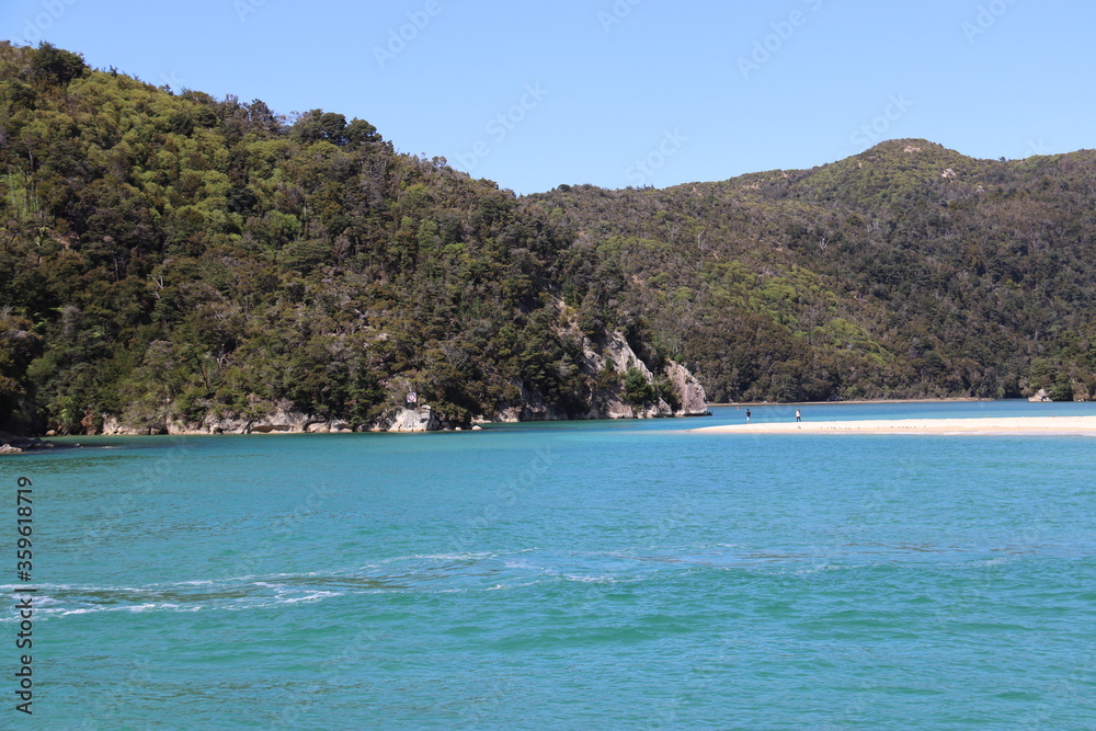 Baie du parc Abel Tasman, Nouvelle Zélande Baie du parc Abel Tasman, Nouvelle Zélande