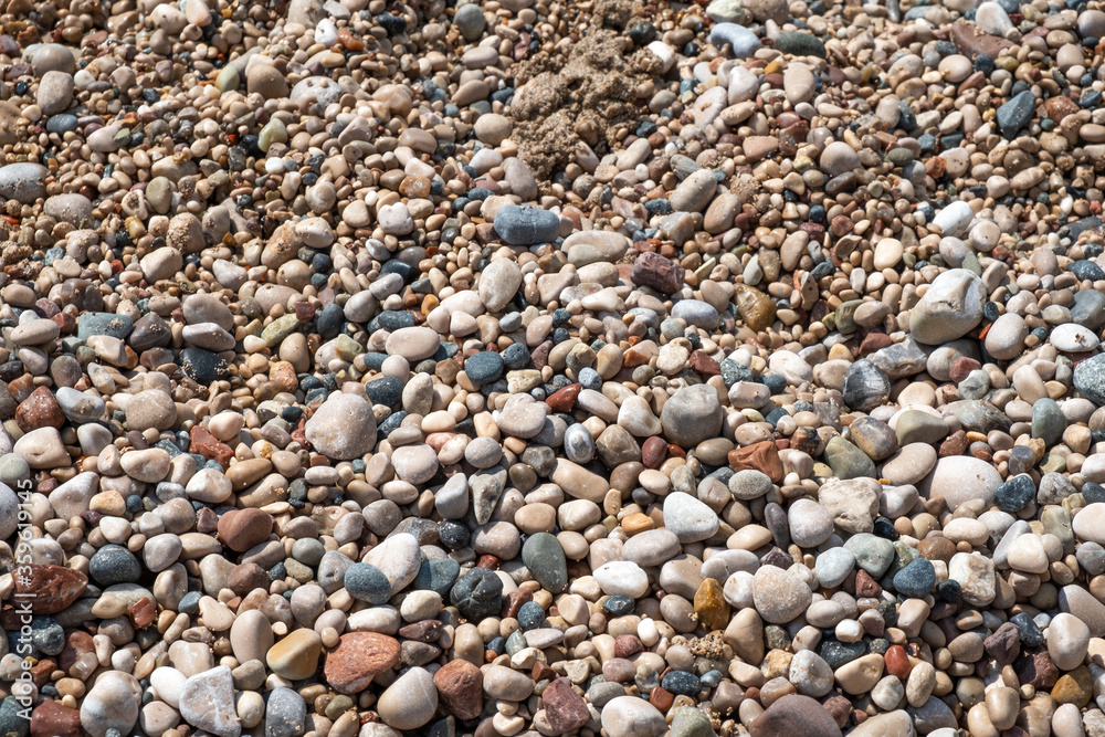 Pebble on the beach. Pebble background Pebble on the beach. Pebble background