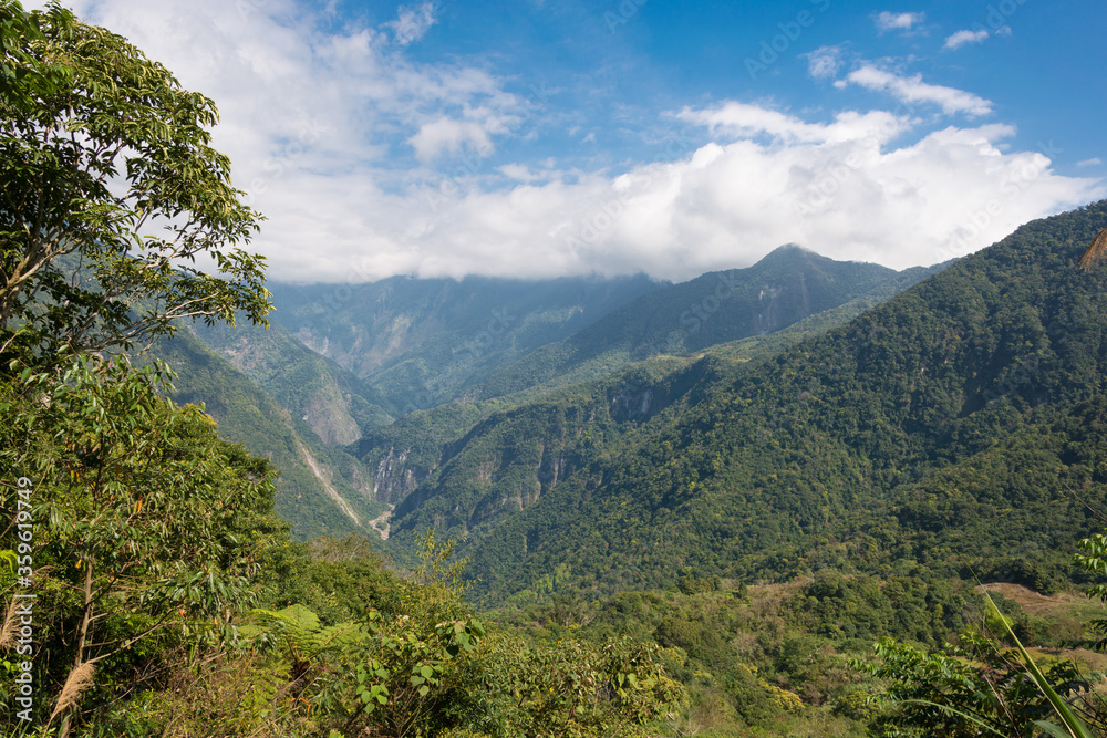 Beautiful scenic view from Dali Trail in Taroko National Park, Xiulin, Hualien, Taiwan. Beautiful scenic view from Dali Trail in Taroko National Park, Xiulin, Hualien, Taiwan.